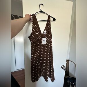 Princess Polly curve polka dot dress size 18